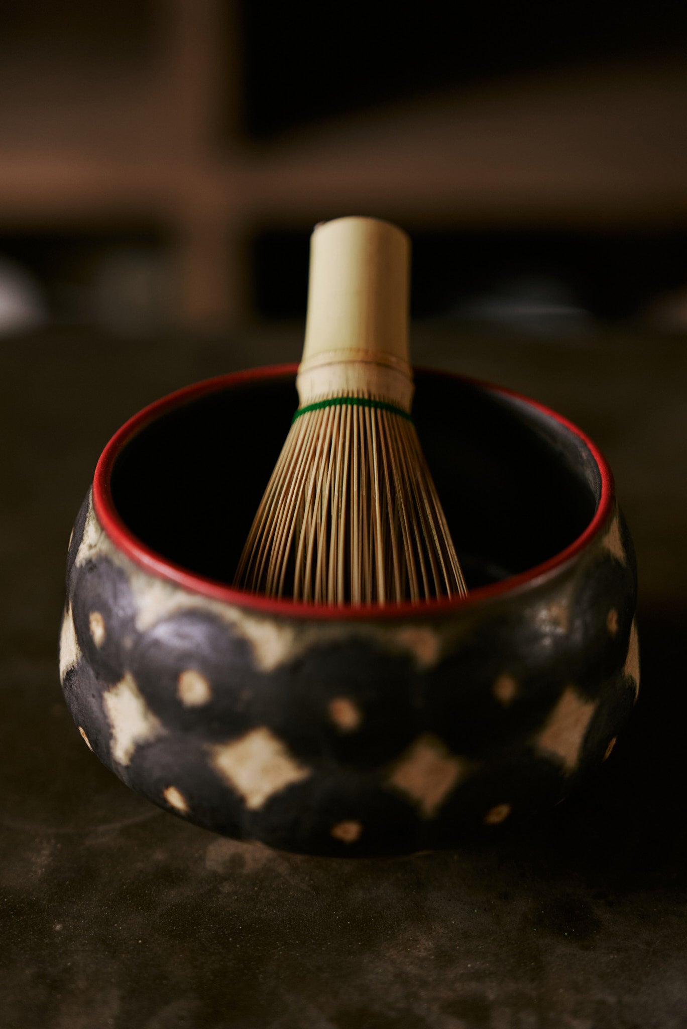 KUROMONMARU 黒丸紋茶碗