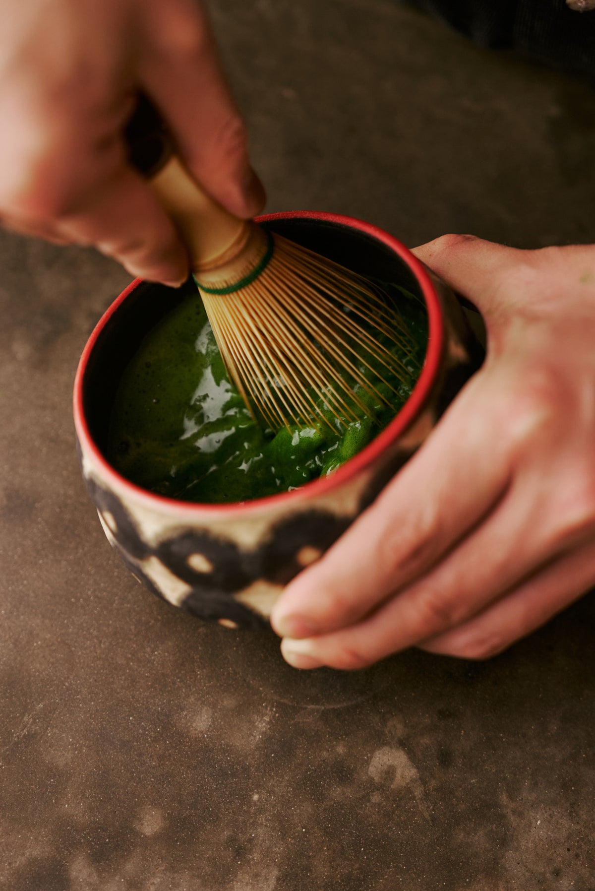 KUROMARUMON 黒丸紋茶碗