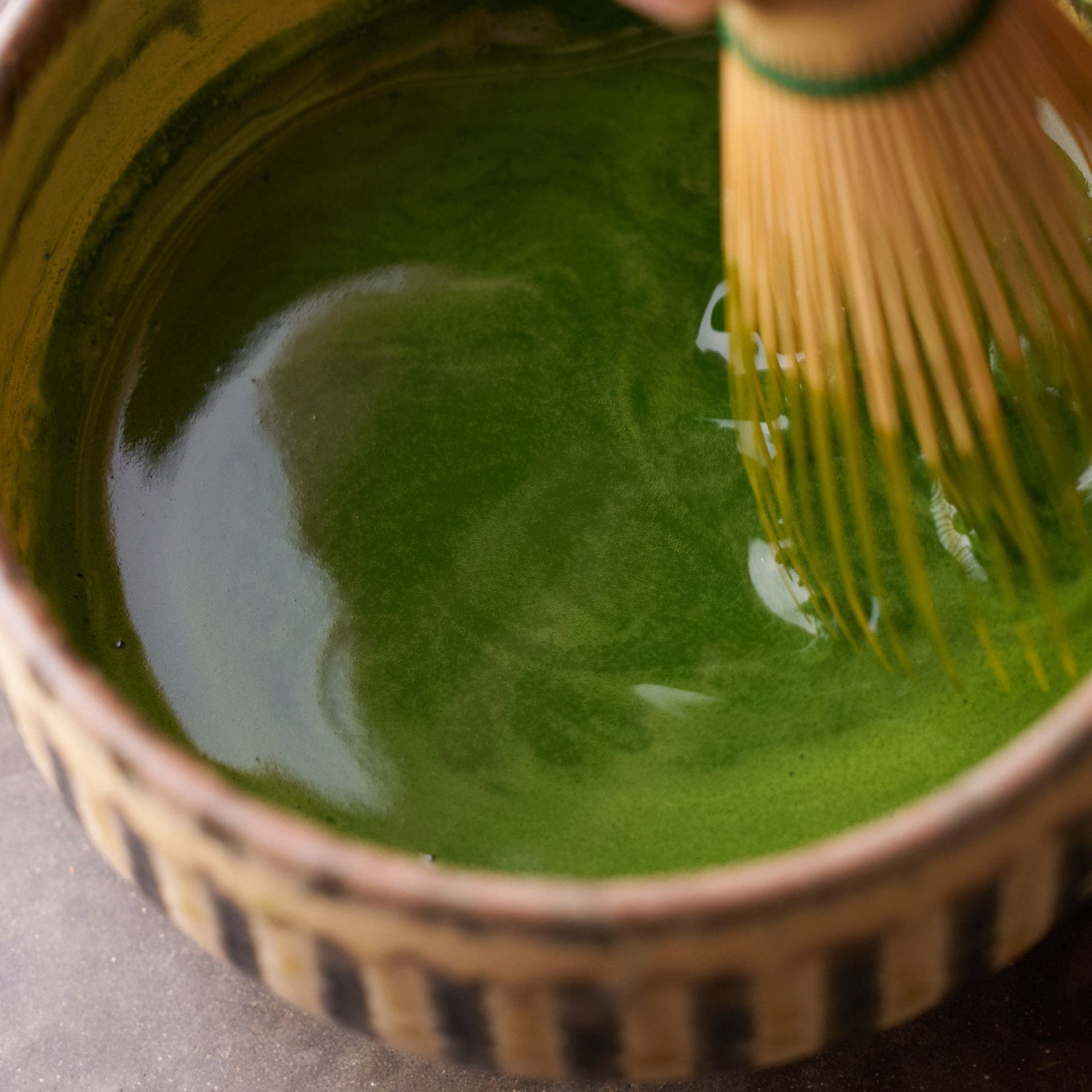 抹茶茶碗　N o71 SHIMAMON 縞紋茶碗 | Matcha Bowl — NAKAI