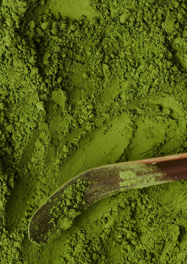 Close-up of the powder's color and texture