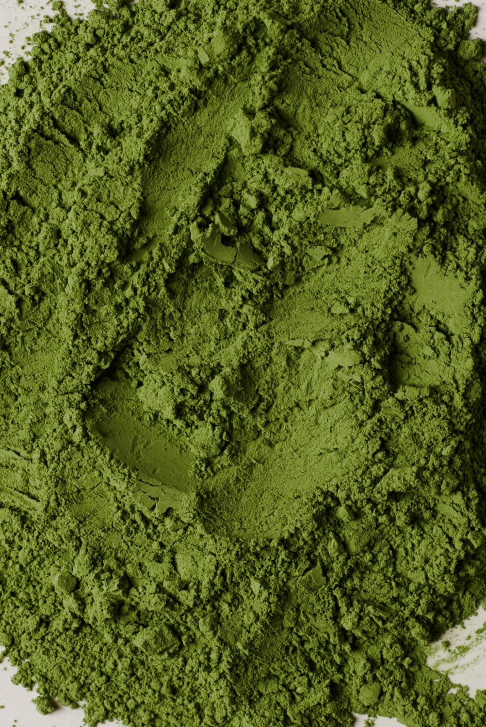 Close-up of the powder's color and texture